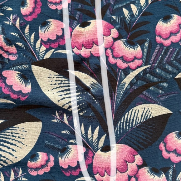 Anthropologie Long Sleeve Floral Sheer Blouse - Picture 7 of 11